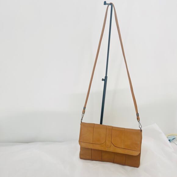 Genuine Leather Clutch With Detachable Strap Unbranded Minimalist Twee Neutral - Picture 1 of 6